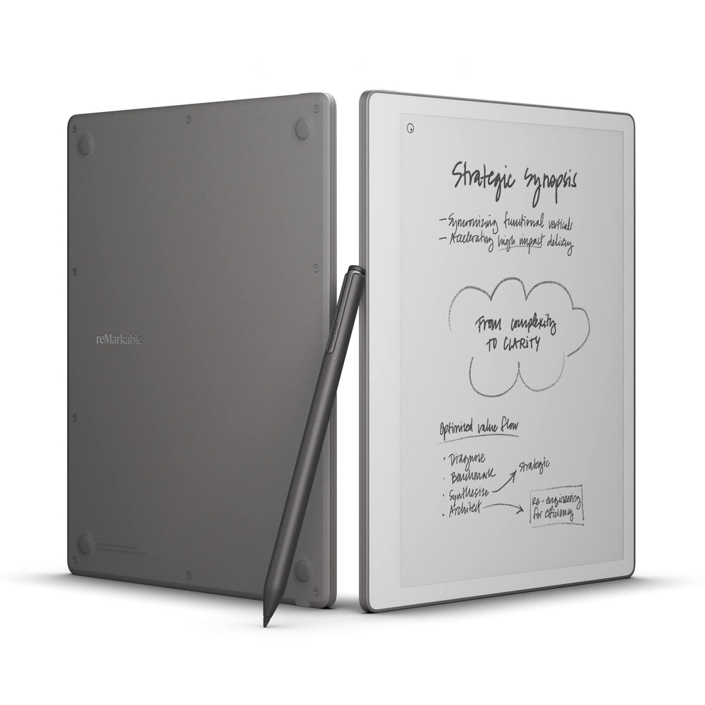 reMarkable - Paper Pure 10.3” Paper Tablet with Marker Plus - White & Gray