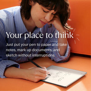 reMarkable - Paper Pure – 10.3” Paper Tablet Bundle with Marker Plus and Sleeve Folio - Desert Pink