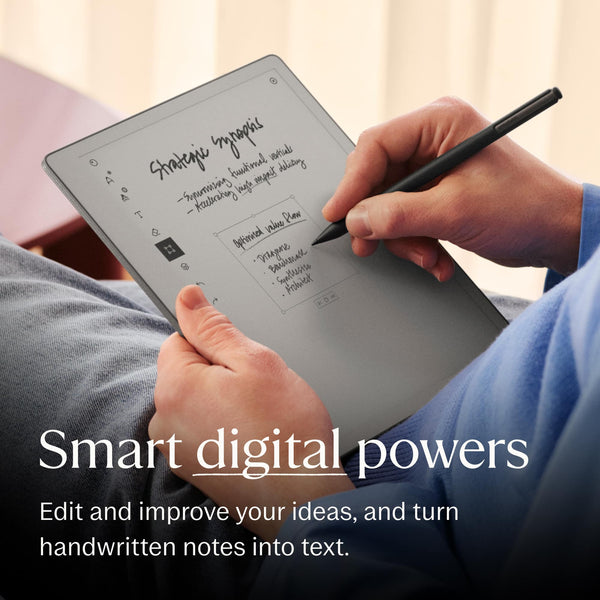 reMarkable - Paper Pure – 10.3” Paper Tablet Bundle with Marker Plus and Sleeve Folio - Desert Pink