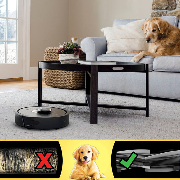 Shark - Matrix Self-Emptying Robot Vacuum with Precision Home Mapping and Extended Runtime, Wi-Fi Connected - Black