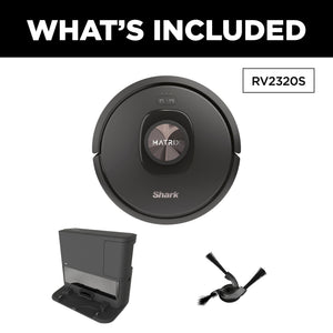 Shark - Matrix Self-Emptying Robot Vacuum with Precision Home Mapping and Extended Runtime, Wi-Fi Connected - Black