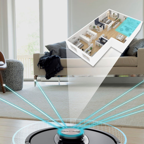Shark - Matrix Self-Emptying Robot Vacuum with Precision Home Mapping and Extended Runtime, Wi-Fi Connected - Black