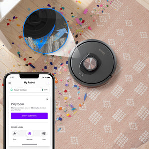 Shark - Matrix Self-Emptying Robot Vacuum with Precision Home Mapping and Extended Runtime, Wi-Fi Connected - Black