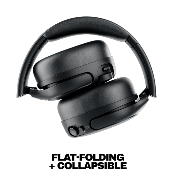 Skullcandy - Crusher 720 Over-the-Ear Wireless Bluetooth Headphones - Black