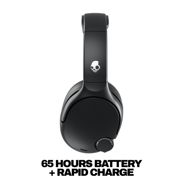 Skullcandy - Crusher 720 Over-the-Ear Wireless Bluetooth Headphones - Black