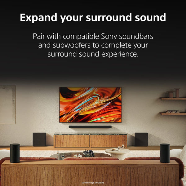Sony - BRAVIA Theater Rear 9 wireless surround speakers, Dolby Atmos/DTS:X - Black