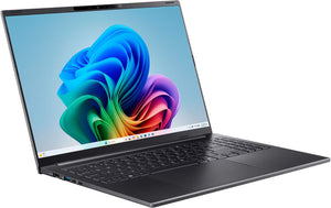Acer - Swift Go 16 AI - Copilot+ PC - 16" WUXGA Touchscreen Laptop - AMD Ryzen AI 7 445 2026 - 16GB Memory – 1TB Storage - Obsidian Black
