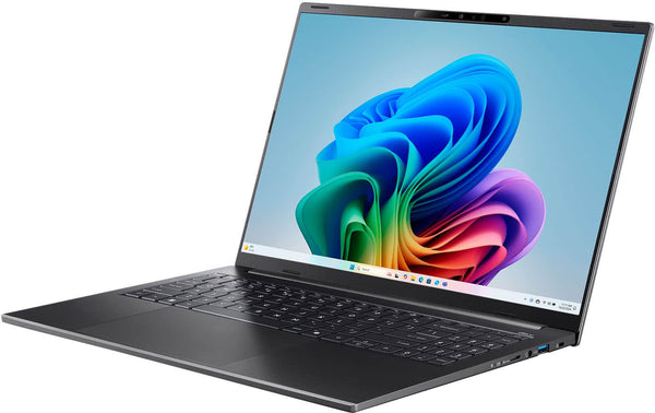 Acer - Swift Go 16 AI - Copilot+ PC - 16" Touchscreen Laptop 2K - AMD Ryzen AI 7 445 2026 - 16GB Memory – 512GB Storage - Obsidian Black