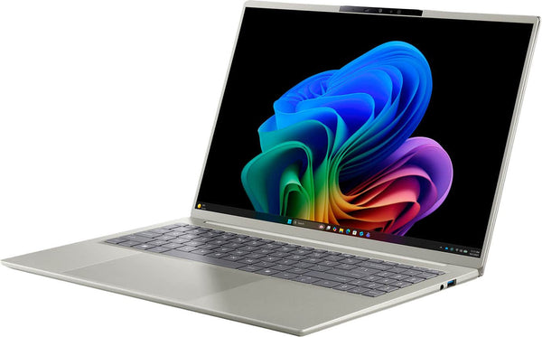Acer - Swift Go 16 AI – Copilot+ PC – 16” 2K OLED Laptop – Intel Core Ultra 7 Series 3 2026– 32GB Memory – 1TB Storage - Vapor Silver