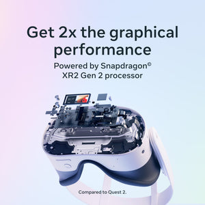 Quest 3S 256GB | Get Batman: Arkham Shadow and a 3-Month Trial of Meta Horizon+ Included — All-In-One Headset - White