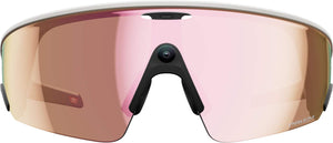 Oakley Meta - Vanguard glasses with Meta AI, Audio, Photo, Video Compatibility - Prizm Rose Gold Lens - White