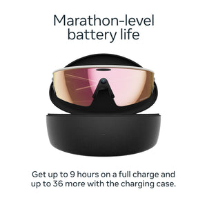 Oakley Meta - Vanguard glasses with Meta AI, Audio, Photo, Video Compatibility - Prizm Rose Gold Lens - White