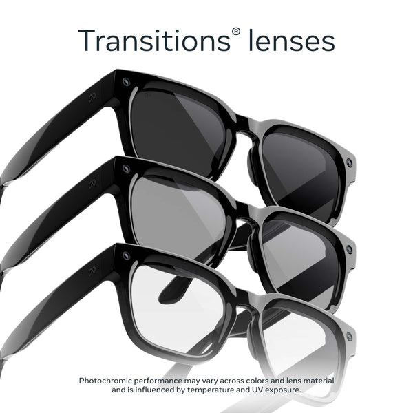 Meta - Adventurer - Smart AI glasses for Women, Men—Meta AI, 12MP Camera, Live Translate — 3K HD - Clear Lenses - Classic Tortoise