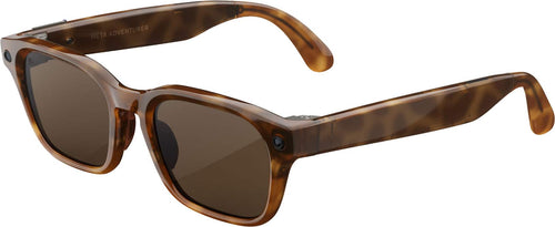 Meta - Adventurer - Smart AI glasses for Women, Men—Meta AI, 12MP Camera, Live Translate — 3K HD - Brown Lenses - Classic Tortoise