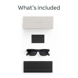 Meta - Adventurer - Smart AI glasses for Women, Men—Meta AI, 12MP Camera, Live Translate — Polarized Grey Lenses - Classic Black