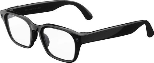 Meta - Adventurer Large - Smart AI glasses for Women, Men—Meta AI, 12MP Camera, Live Translate— 3K HD - Clear Lenses - Classic Black