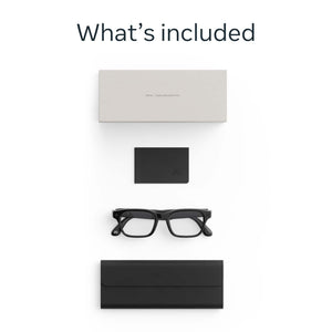 Meta - Adventurer Large - Smart AI glasses for Women, Men—Meta AI, 12MP Camera, Live Translate— 3K HD - Clear Lenses - Classic Black