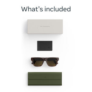 Meta - Fury - Smart AI glasses for Women, Men—Meta AI, 12MP Camera, Live Translate—8+ Hour Battery—Green Lenses - Mahogany