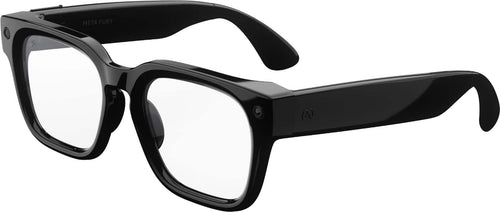 Meta - Fury - Smart AI glasses—Meta AI, 12MP Camera, Live Translate — 8+ Hour Battery — Transitions Grey Lenses - Classic Black