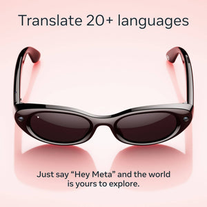 Meta - Starfire Kylie Edition - Smart AI glasses for Women, Men-Meta AI, 12MP Camera, Live Translate - Chocolate Lenses - Dark Havana