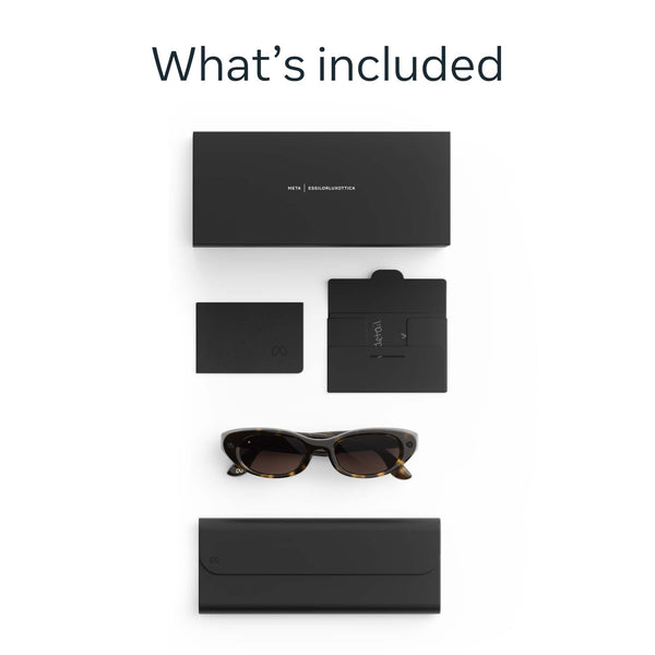 Meta - Starfire Kylie Edition - Smart AI glasses for Women, Men-Meta AI, 12MP Camera, Live Translate - Chocolate Lenses - Dark Havana