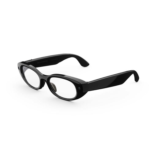 Meta - Starfire Kylie Edition-Smart AI glasses for Women, Men-Meta AI, 12MP Camera, Live Translate-Transitions Grey Lenses - Classic Black