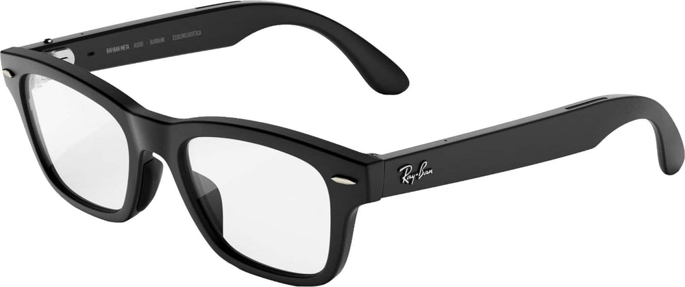 Ray-Ban Meta - Audio Burbank, Audio Only AI Glasses - Clear Lenses - Matte Black