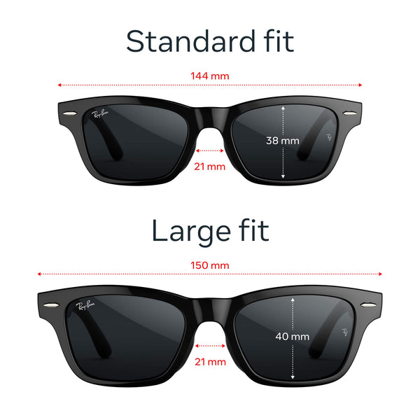Ray-Ban Meta - Audio Burbank Large - Audio Only AI Glasses - Transitions Sapphire - Transparent Sky Blue