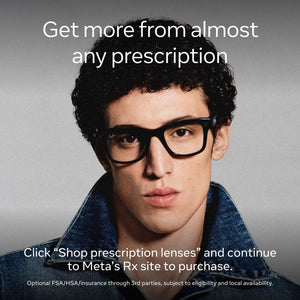 Ray-Ban Meta - (Gen 3) Wayfarer Large - AI Glasses with Camera - Green Lenses - Havana