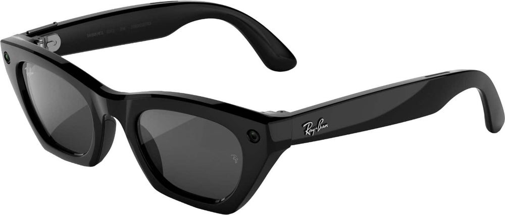 Ray-Ban Meta - (Gen 3) Zena - AI Glasses with Camera - Grey Lenses - Shiny Black