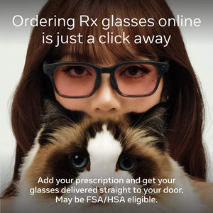 Meta - Glasses, Adventurer Lisa Edition, Smart Frame, AI Glasses with Camera - Clear Blush Lenses - Moonlit Sky