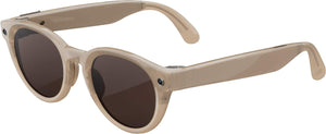 Meta - Glasses, Nova Standard, Smart Frame, AI Glasses with Camera - Chocolate Lenses - Sandstone