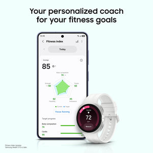 Samsung - Galaxy Watch9 Aluminum Smartwatch 40mm BT - Cream - (2026)
