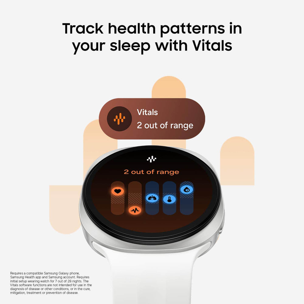 Samsung - Galaxy Watch9 Aluminum Smartwatch 44mm LTE - Silver - (2026)