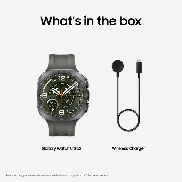 Samsung - Galaxy Watch Ultra2 Titanium Smartwatch 47mm LTE - Titanium Silver - (2026)