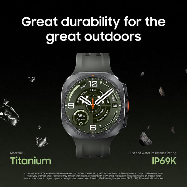 Samsung - Galaxy Watch Ultra2 Titanium Smartwatch 47mm LTE - Titanium Silver - (2026)