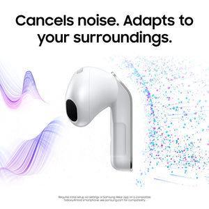 Samsung - Galaxy Buds4 Wireless Earbud Headphones - White