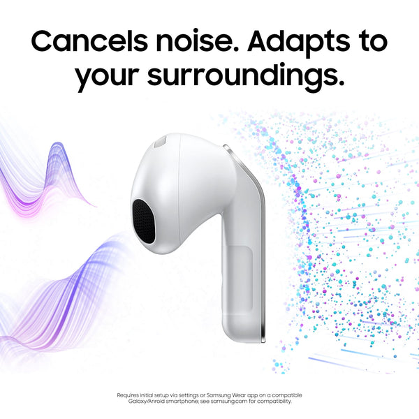 Samsung - Galaxy Buds4 Wireless Earbud Headphones - White