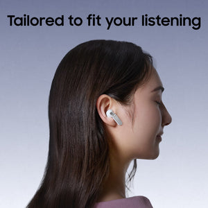 Samsung - Galaxy Buds4 Wireless Earbud Headphones - White