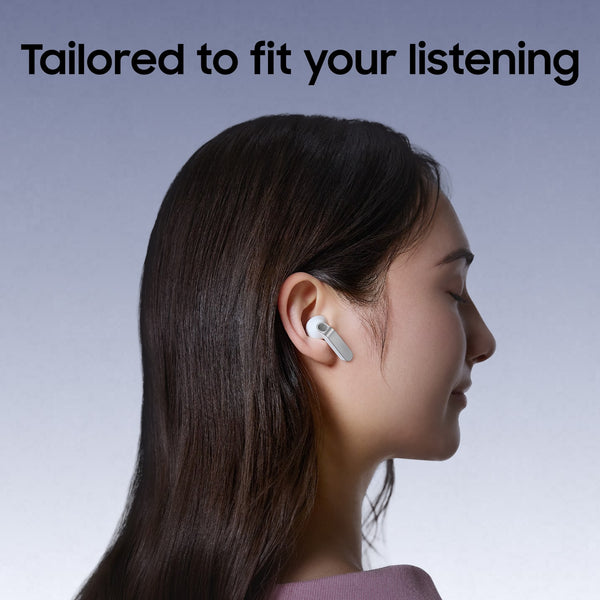 Samsung - Galaxy Buds4 Wireless Earbud Headphones - White