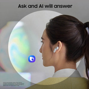 Samsung - Galaxy Buds4 Wireless Earbud Headphones - White
