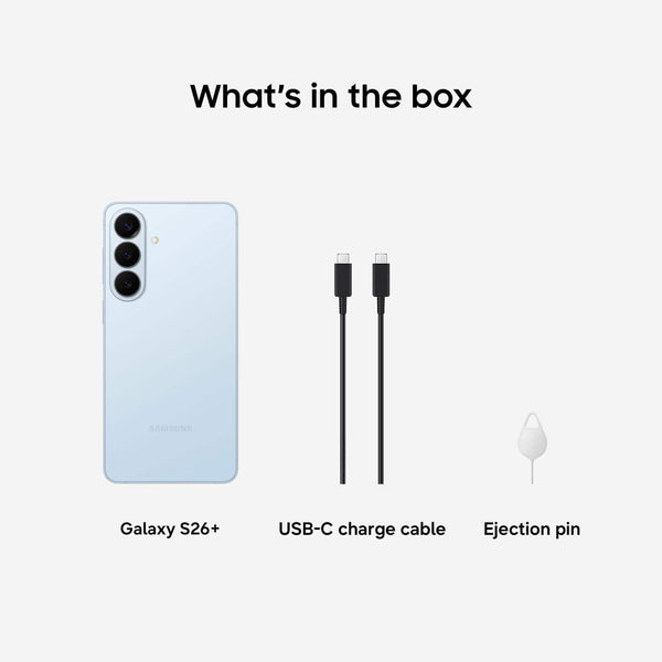 Samsung - Galaxy S26+ 256GB - Sky Blue