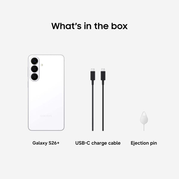 Samsung - Galaxy S26+ 256GB - White
