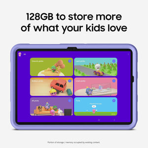 Samsung - Galaxy Tab A11+ Kids Edition 11" 128GB - Wi-Fi - Purple