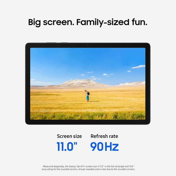 Samsung - Galaxy Tab A11+ - 11" 128GB - Wi-Fi - Gray