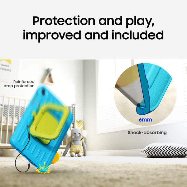 Samsung - Galaxy Tab A11+ Kids Edition 11" 128GB - Wi-Fi - Blue