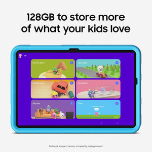 Samsung - Galaxy Tab A11+ Kids Edition 11" 128GB - Wi-Fi - Blue