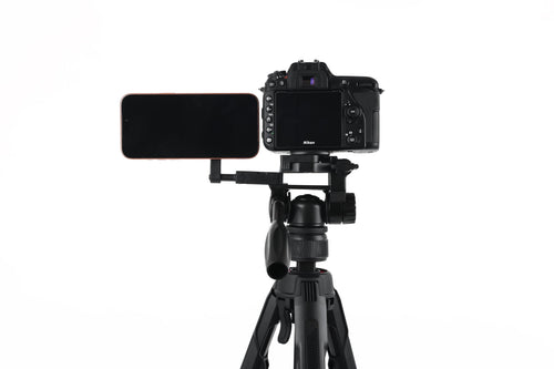 Sunpak - Creator Plus 69” Dual Camera & Smartphone Professional Pan-tilt head Tripod; Universal
