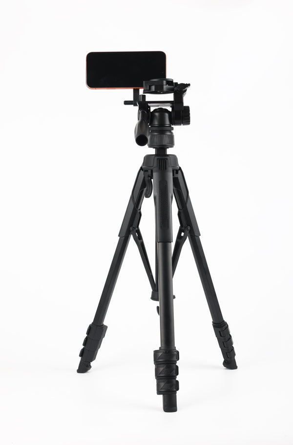 Sunpak - Creator Plus 69” Dual Camera & Smartphone Professional Pan-tilt head Tripod; Universal