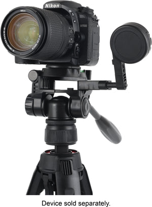 Sunpak - Creator Plus 69” Dual Camera & Smartphone Professional Pan-tilt head Tripod; Universal